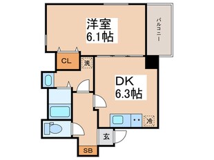 レピュア両国レジデンスの物件間取画像